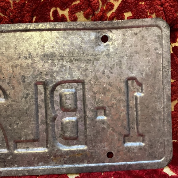 Rustic Retro Nebraska License Plate - Picture 9 of 9